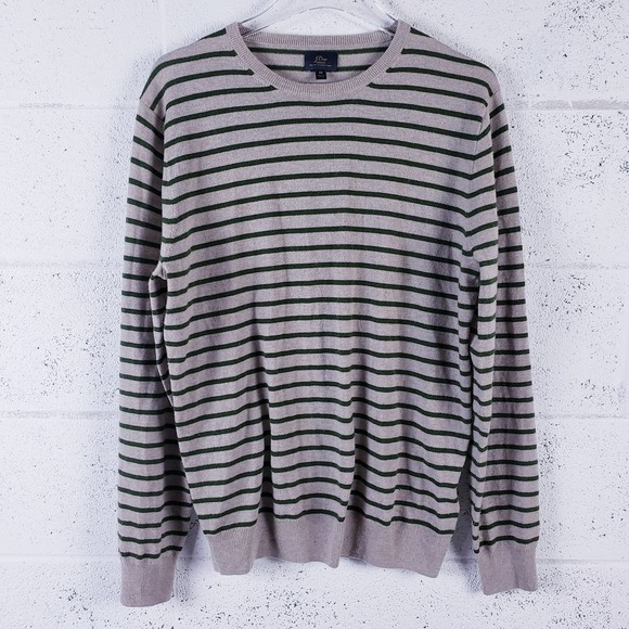 Jcrew Cariaggi Italian Cashmere Striped 